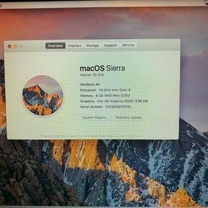 2016 Apple MacBook Air